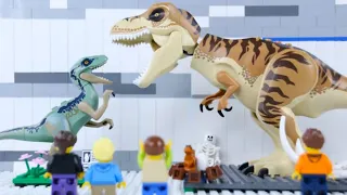 LEGO Jurassic Museum (compilation) STOP MOTION LEGO Dinosaurs, Cavemen & Time Travel | Billy Bricks