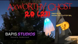 Axworthy Flying Ghost 2.0 (.23).  Demo & How-To DIY Tutorial New and Improved #halloweendiy