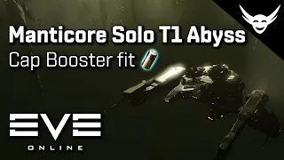 EVE Online - Cap booster Manticore Solo T1 Abyss fit