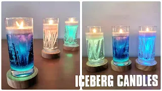 Gel Wax Candle Making At Home Palm Wax Candle Making DIY Candles Design 果冻蜡烛制作 棕榈蜡烛制作 大冰花蜡烛制作