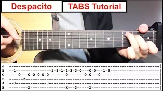 Despacito | Fingerstyle TABS Guitar Lesson (Tutorial) How to play Fingerstyle