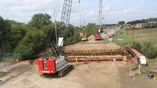 Opdyke Road Bridge Reconstruction Time Lapse Video