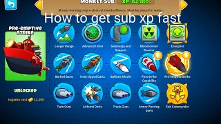 how to get sub xp fast