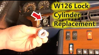 W126 Mercedes Sticking Ignition Key - Part 1 - Lock Cylinder Replacement