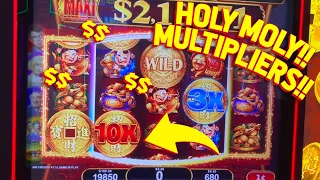 VegasLowRoller GOT TO GO ALL THE WAY! on Sands of Gold and Fortune Mint Slot Machine!!