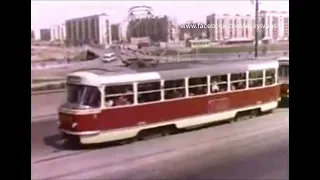 Київські трамваї, тролейбуси, автобуси в 1967 році #київ #kyiv
