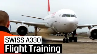 SWISS Air Lines  A330 - Pilot Training in Chateauroux