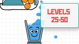 Happy Glass Full Walkthrough Part 2 Levels 26 - 50 Physics Puzzle For Kids