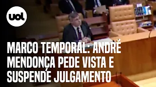 André Mendonça pede vista, e STF adia decisão sobre marco temporal