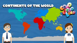 Learn Continents of the World in Odia| Coco Jojo Lulu | Kids rhymes