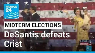 DeSantis defeats Crist, wins 2nd term as Florida governor • FRANCE 24 English