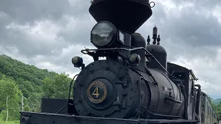 The Greenbrier Express ( Cass to Durban) ￼Pulling into station Cass WV