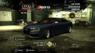 NFS Most Wanted Redux Audi RS5 Police Pursuit Escaped