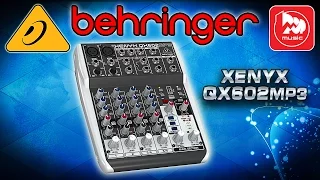 BEHRINGER XENYX QX602MP3 Mixer with MP3 Playback