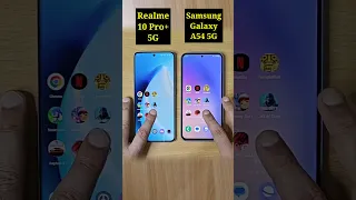 Samsung Galaxy A54 5G Vs Realme 10 Pro Plus 5G Speed Test Comparison |