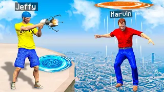 Using PORTALS To Prank My Daddy in GTA 5!