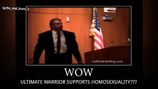 Ultimate Warrior supports homosexuality