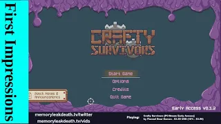 Crafty Survivors | First Impressions [Early Access]