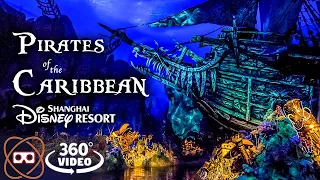 [5K 360] Epic Pirates Disney Movie Ride - Shanghai Disneyland 360° POV - English Subtitles