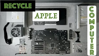 RECYCLE AN APPLE COMPUTER AT AN EWASTE CENTER | SCRAPPING APPLE MAC PRO A1289 ELECTRONIC RECYCLING