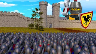 4,000,000 LEGO KNIGHTS Siege Castle Walls Defense!? - UEBS 2: Medieval LEGO Mod