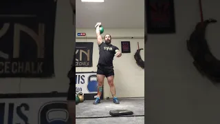 24kg Kettlebell Sport Snatch at 104kg for TCKB #2   10 minute kettlebell snatch