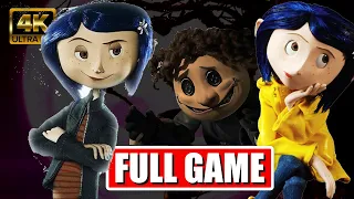 CORALINE FULL GAME MOVIE ENGLISH - Coraline The Movie Game Scenes PS2 [4K ULTRA HD REMASTER]