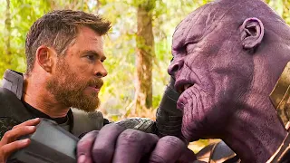 Thanos vs Thor Scene in Hindi - Avengers: Infinity War