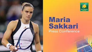 Maria Sakkari Press Conference March 15th | Indian Wells 2024