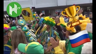 World Cup fever - Fans from across the world descend on Russia for the big kick off