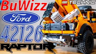 4WD BuWizz Ford Raptor - моторизация Lego Technic 42126