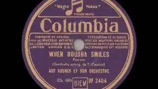 Ady Rosner: WHEN BOUDHA SMILES (1938)