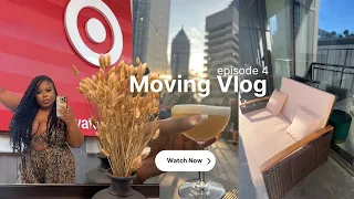 MOVING VLOG ep4 | more shopping for my new apartment + patio furniture + small updates + rooftop szn