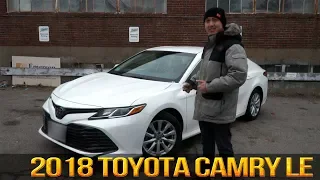Знакомимся ближе с 2018 Toyota Camry LE