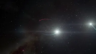 Artist’s Animation of a Triple System With the Closest Black Hole