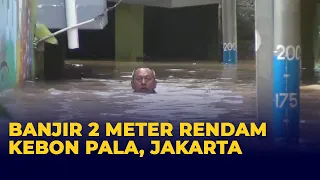 Banjir Dua Meter Rendam Ratusan Pemukiman di Kebon Pala