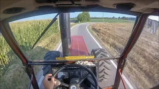 CAB VIEW | Fiatagri 160-90 e Vaia MB100-4R [FHD][GoPro]