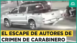 Así fue el crimen del Teniente Sánchez: Video revela el escape de los delincuentes