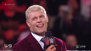 Cody Rhodes Promo After Winning The Royal Rumble Back 2 Back – WWE Raw 1/29/24 (Full Segment Part 1)