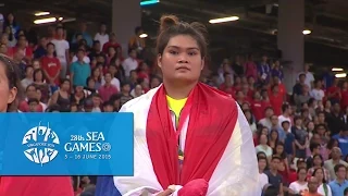 Athletics Women's Discus Throw Final Victory Ceremony (Day 7) | 28th SEA Games Singapore 2015