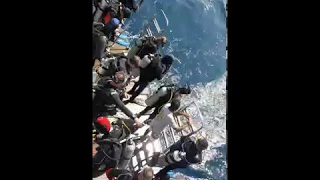 Diving 2018 03 // El Mina wreck Boat jump, Red Sea, Hurghada, Egypt