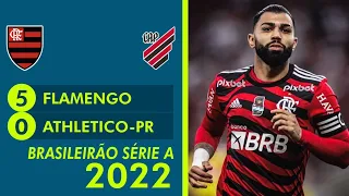 Melhores momentos | Flamengo 5x0 Athletico-PR | Série A 2022 - 22ª Rodada (Globo RJ)