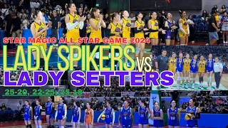 STAR MAGIC ALL STAR GAMES 2024 VOLLEYBALL LADY SPIKERS VS LADY SETTERS #starmagicallstargames2024