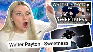 New Zealand Girl Reacts to WALTER PAYTON - SWEETNESS !!