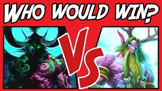 Illidan vs Malfurion - Who Would Win? - (Warcraft Versus) #6