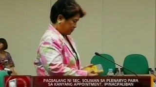 Sec. Soliman, nakaiwas sa panggigisa sa CA nang hindi dumating si Sen. Santiago