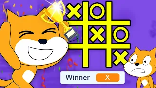 How to make TIC TAC TOE Game in Scratch!