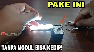 cara membuat lampu kolong kedip menggunakan flasher sein l tutorial mudah @zonachannel87