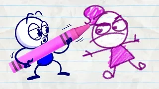 You Drive Me Crayon - Pencilmation | Animation | Cartoons | Pencilmation