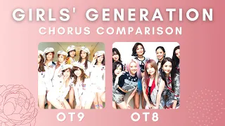 OT9 to OT8: Chorus Comparison (Part 1) | Girls' Generation